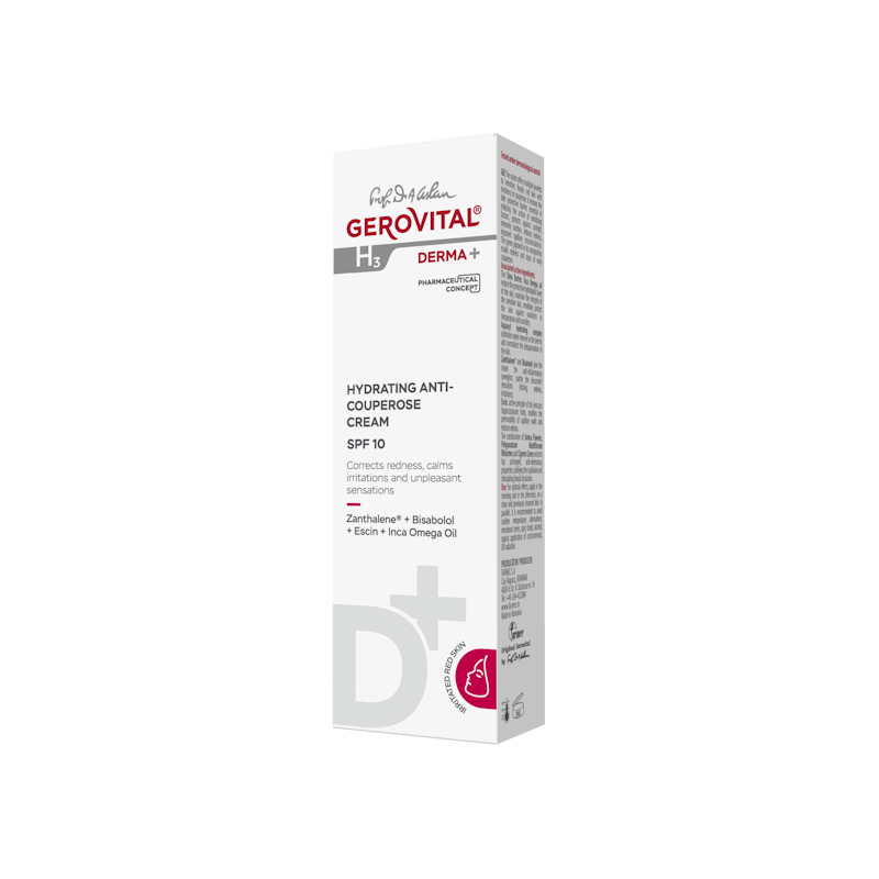 Hydrating anti-couperose cream SPF10