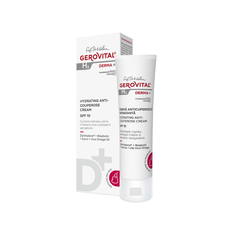 Hydrating anti-couperose cream SPF10