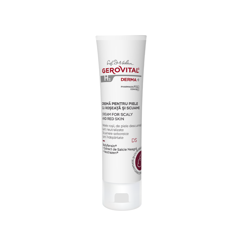 Cream for scaly and red skin