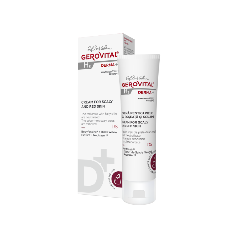 Cream for scaly and red skin