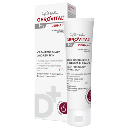 Cream for scaly and red skin