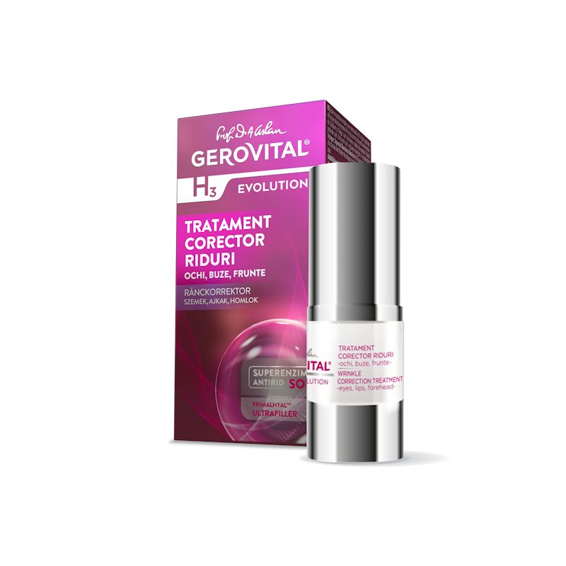 Wrinkle correction treatment - eyes, lips, forehead