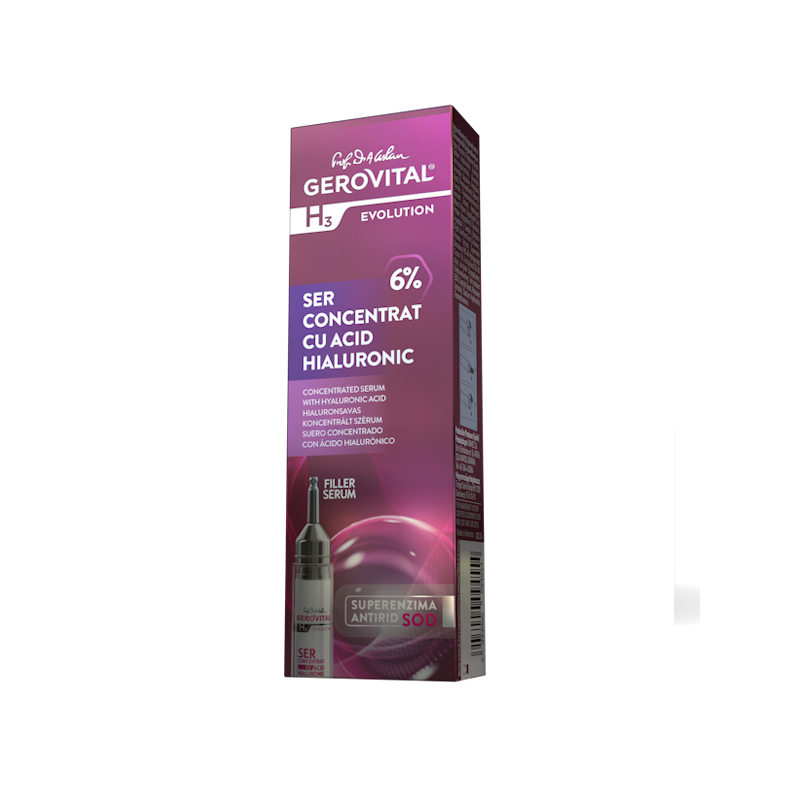 Concentrated serum with hyaluron acid 6%