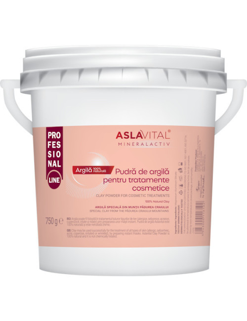 Aslavital MineralActiv Clay Powder for Cosmetic Treatments