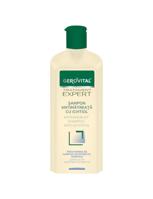 Gerovital Tratament Expert Anti-dandruff Shampoo with Ichtyol