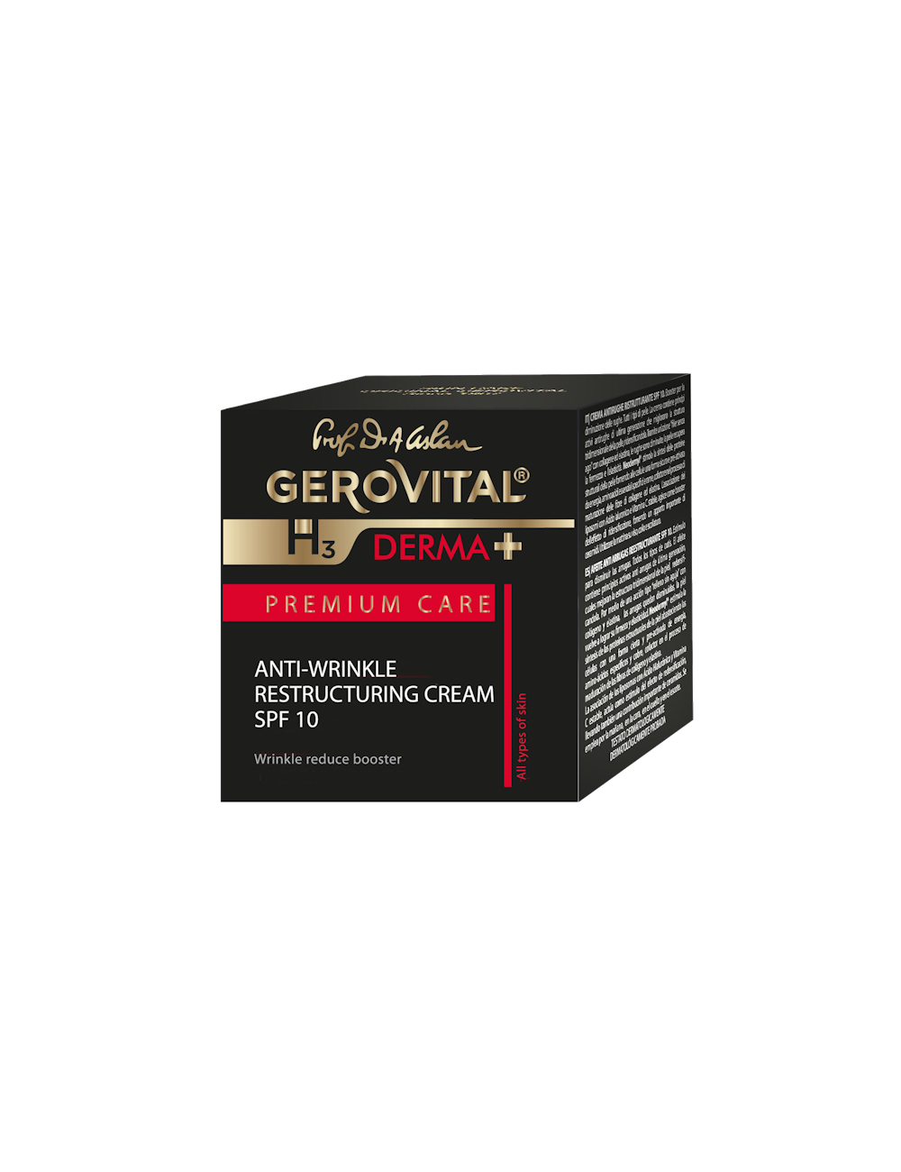 Anti-wrinkle restructuring cream SPF10