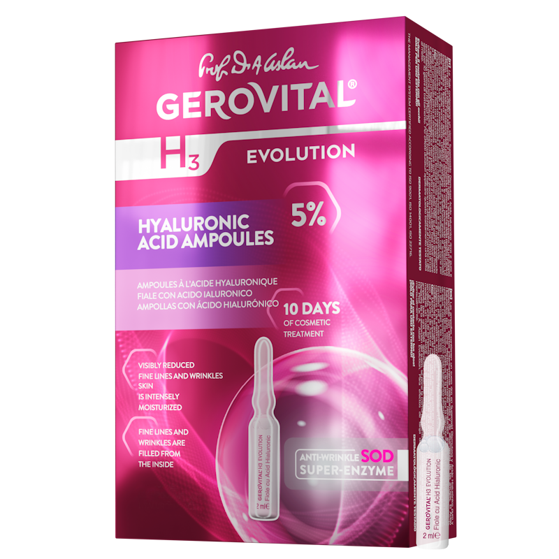 Hyaluronic acid ampoules