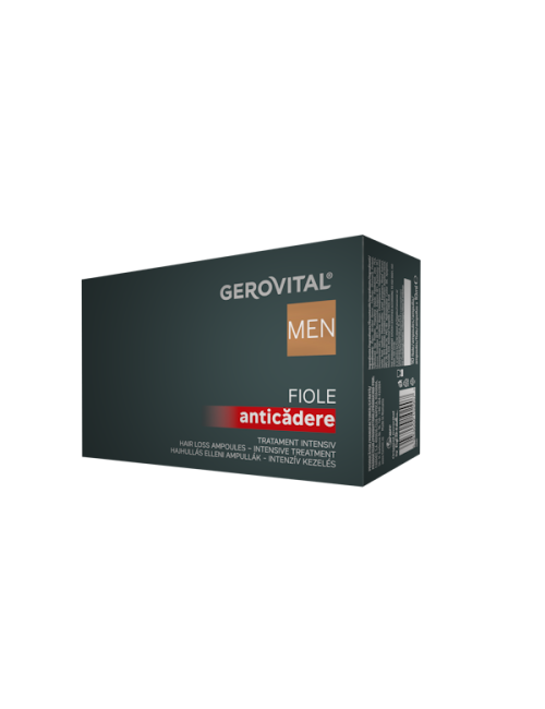 Gerovital MEN Hair loss Ampoules - intensive treatment