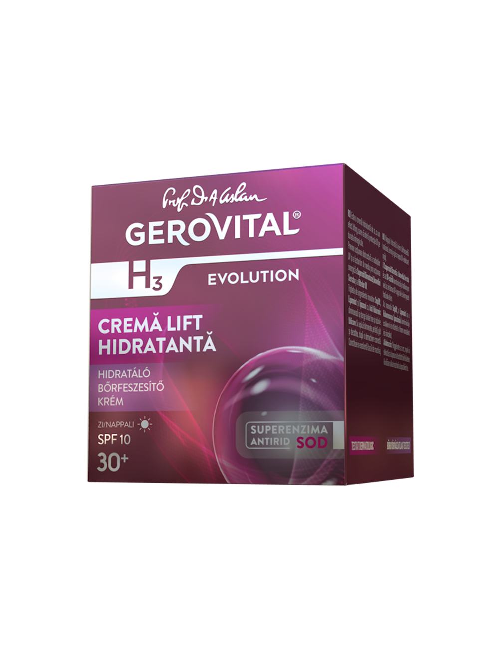 Hidratáló bőrfeszesítő nappali krém UV szűrővel SPF10  (30+)