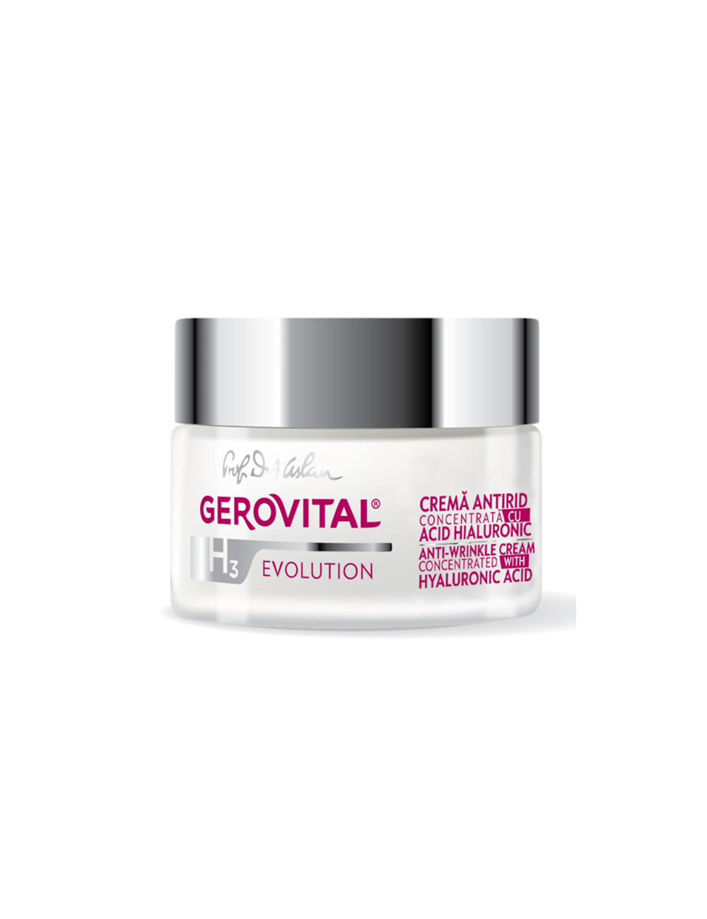 Anti-wrinkle cream concentrated with hyaluronic acid 3%