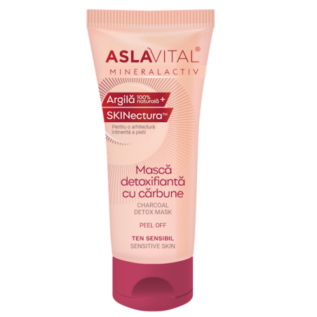 Aslavital MineralActiv Detoxifying Peel-Off Mask with Charcoal